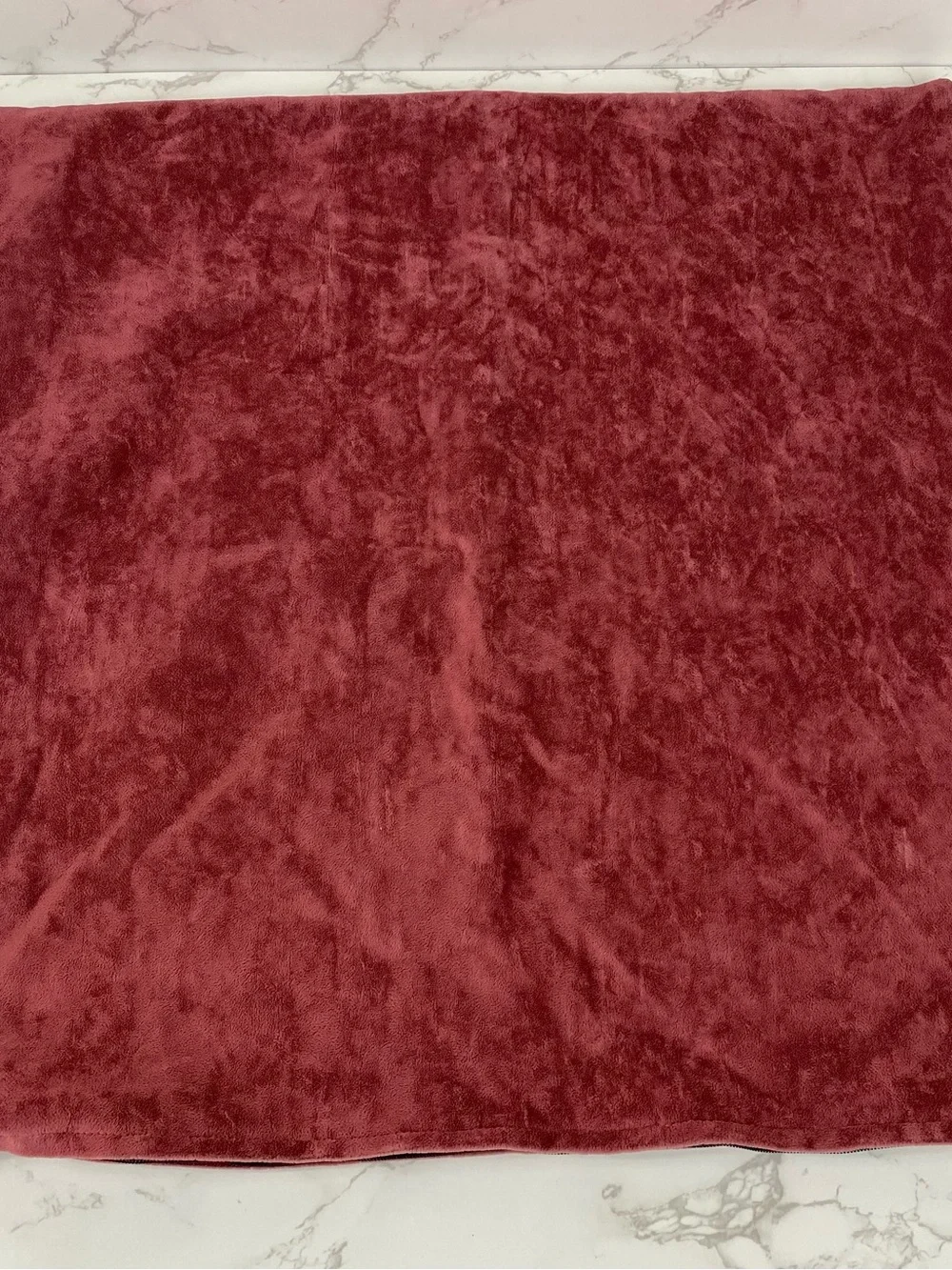 Designer Velvet Pillow Sham Dusty Rose High End 20x20